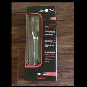 Spin n’ Curl Ceramic Rotating Curler 1’’